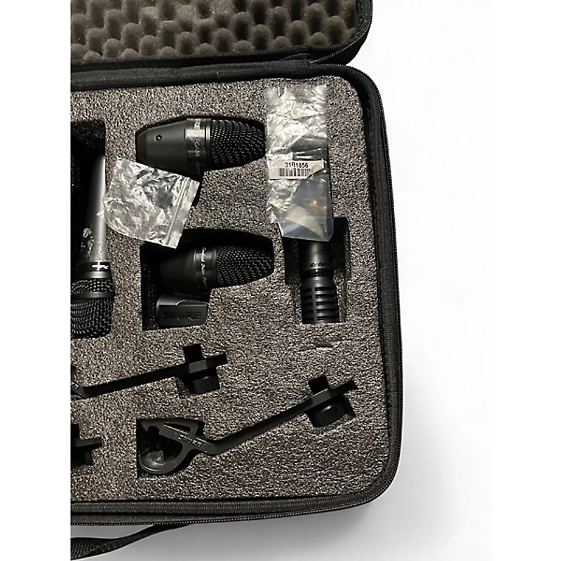 Used Shure PGADRUMKIT7 7-Piece Drum Mic Set Percussion Microphone Pack