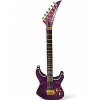 Used Jackson SL2Q Pro Series Soloist Purple Solid Body Electric Guitar