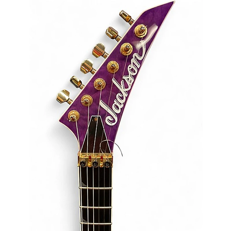 Used Jackson SL2Q Pro Series Soloist Purple Solid Body Electric Guitar