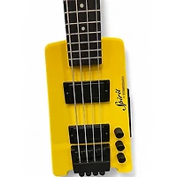Used Steinberger SPIRIT YELLOW Electric Bass Guitar