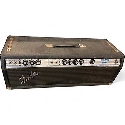 Vintage 1970s Fender Bassman 100 Tube Guitar Amp Head