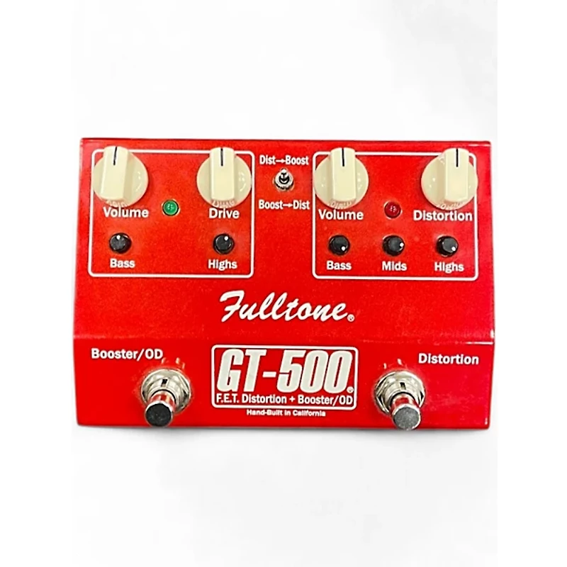 Used Fulltone GT500 Distortion Boost Effect Pedal