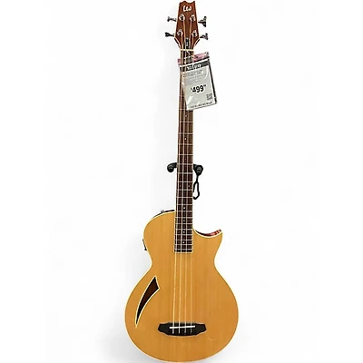 Used ESP LTD TL4 Natural Acoustic Bass Guitar