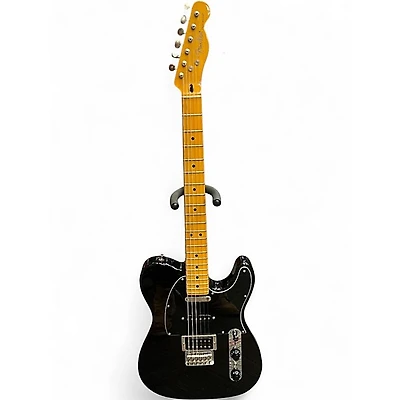 Used Fender Modern Player Telecaster Plus Black Solid Body Electric Guitar