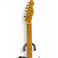 Used Fender Modern Player Telecaster Plus Black Solid Body Electric Guitar