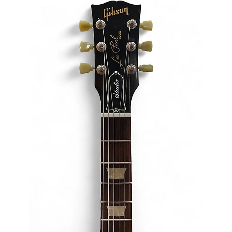 Used Gibson Les Paul Studio 2 Tone Sunburst Solid Body Electric Guitar