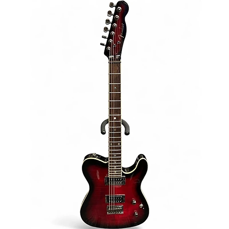 Used Fender Special Edition Custom Telecaster FMT HH Crimson Red Burst Solid Body Electric Guitar