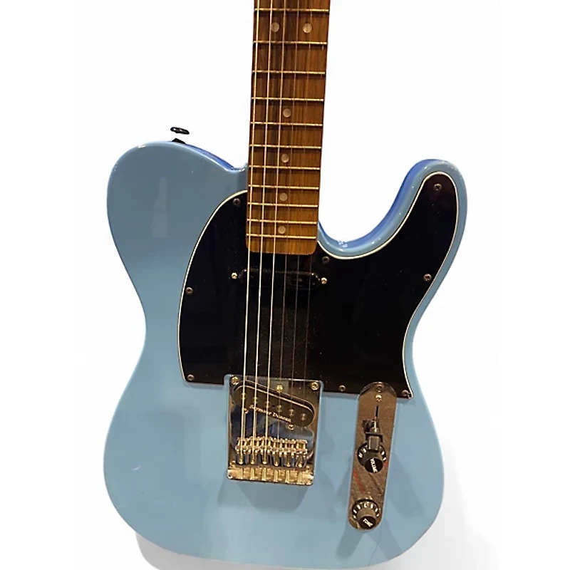Used Squier Telecaster Blue Solid Body Electric Guitar