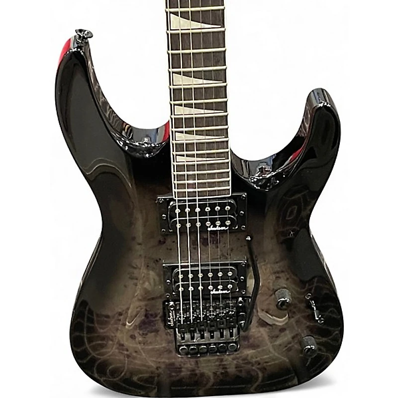 Used Jackson JS32 Dinky Trans Black Solid Body Electric Guitar