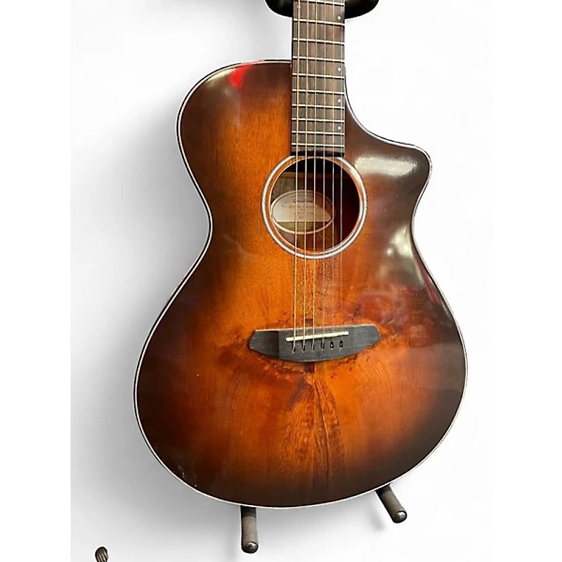 Used Breedlove Pursuit Ex concert CE Mm Bourbon Burst Acoustic Electric Guitar
