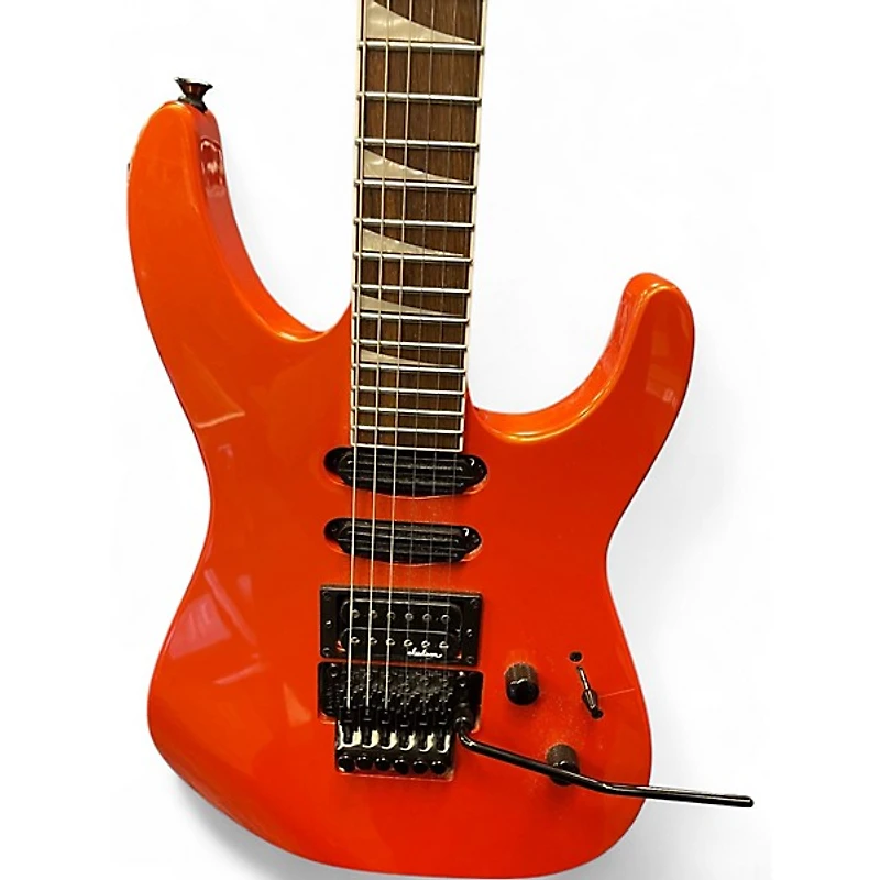 Used Jackson Soloist SLX3X DX  Lambo Orange Solid Body Electric Guitar