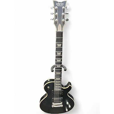 Used Schecter Guitar Research SOLO II PLATINUM Satin Black Solid Body Electric Guitar