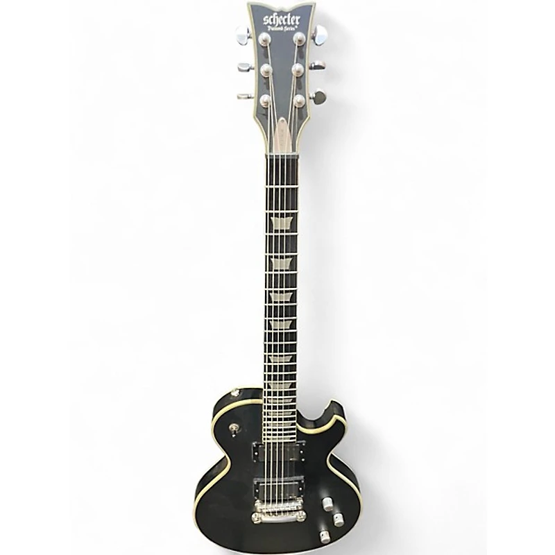 Used Schecter Guitar Research SOLO II PLATINUM Satin Black Solid Body Electric Guitar