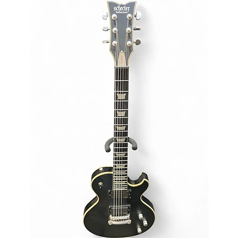 Used Schecter Guitar Research SOLO II PLATINUM Satin Black Solid Body Electric Guitar
