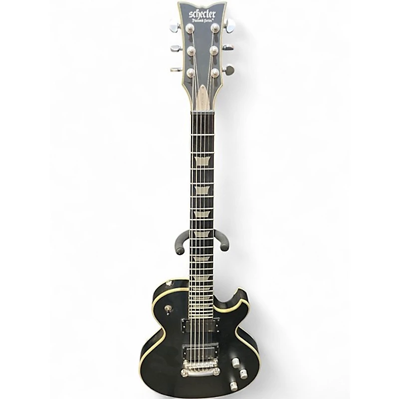 Used Schecter Guitar Research SOLO II PLATINUM Satin Black Solid Body Electric Guitar
