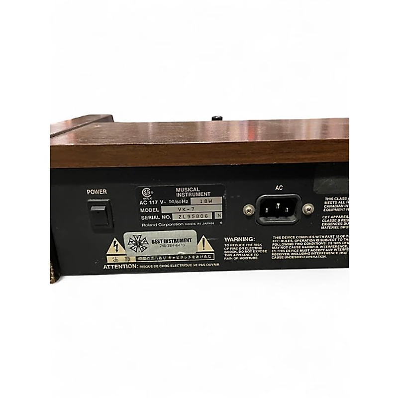 Used Roland VK-7 Organ