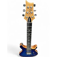 Used PRS SE Custom 24 Trans Blue Solid Body Electric Guitar