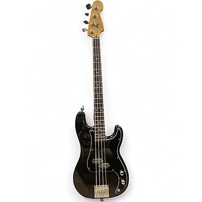 Used Fender Standard Precision Bass Black Electric Bass Guitar