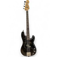 Used Fender Standard Precision Bass Black Electric Bass Guitar