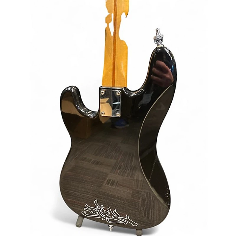 Used Fender Standard Precision Bass Black Electric Bass Guitar