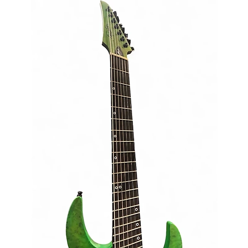 Used Legator Ninja Performance 7 Floyd Rose Apple Green Solid Body Electric Guitar