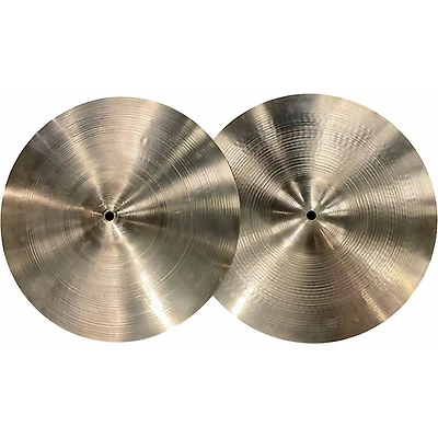 Vintage 1970s Zildjian 14in Avedis Hi Hat Pair Cymbal