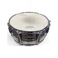 Used Pearl 13X6 Sensitone Snare CUSTOM ALLOY STEEL SILVER Drum