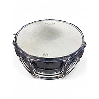 Used Pearl 13X6 Sensitone Snare CUSTOM ALLOY STEEL SILVER Drum
