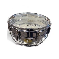 Used Pearl 13X6 Sensitone Snare CUSTOM ALLOY STEEL SILVER Drum