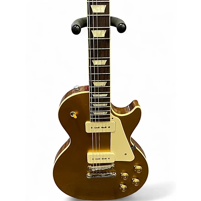 Used Gibson Les Paul Standard 1950S Neck Gold Solid Body Electric Guitar