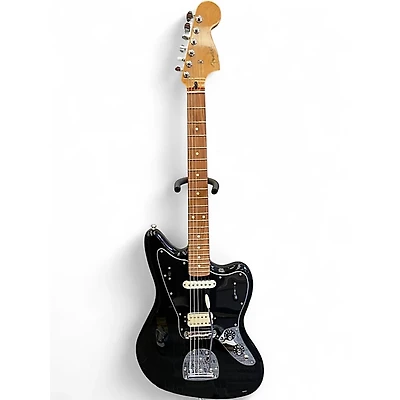 Used 2019 Fender Player Jaguar Black Solid Body Electric Guitar