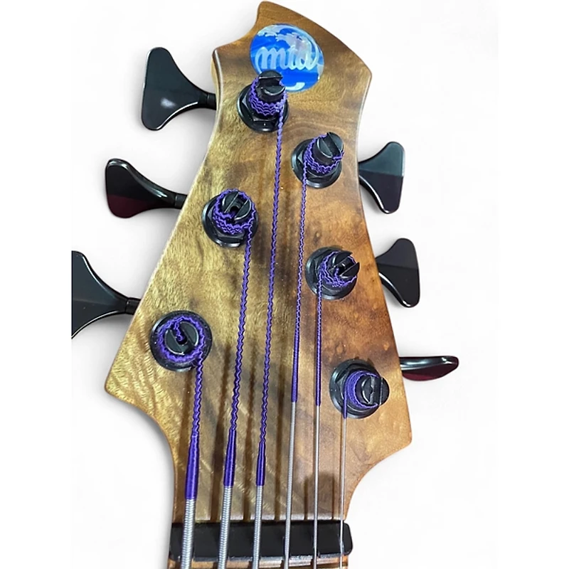 Used MTD USA KINGSTON 635-24 Natural Electric Bass Guitar
