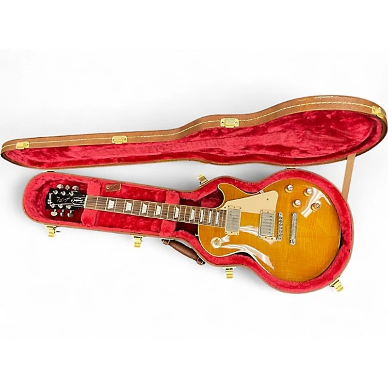 Used Gibson Les Paul Standard Honey Burst Solid Body Electric Guitar