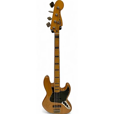 Used Squier Classic Vibe 70s Jazz Bass Natural Electric Bass Guitar