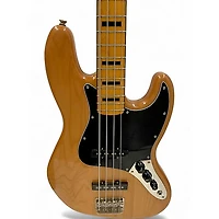 Used Squier Classic Vibe 70s Jazz Bass Natural Electric Bass Guitar