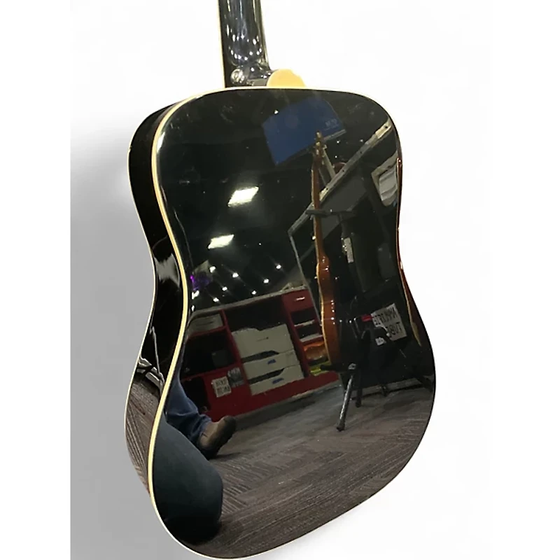 Used Epiphone Hummingbird Pro Black Acoustic Electric Guitar