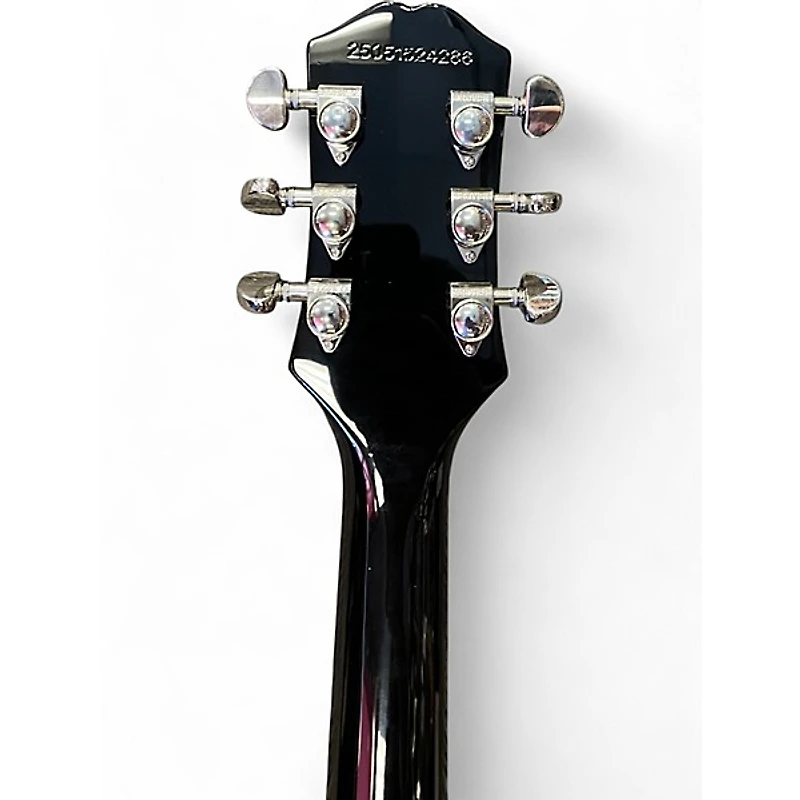 Used Epiphone Les Paul Custom Bats in Flight Transparent Ebony Burst Solid Body Electric Guitar