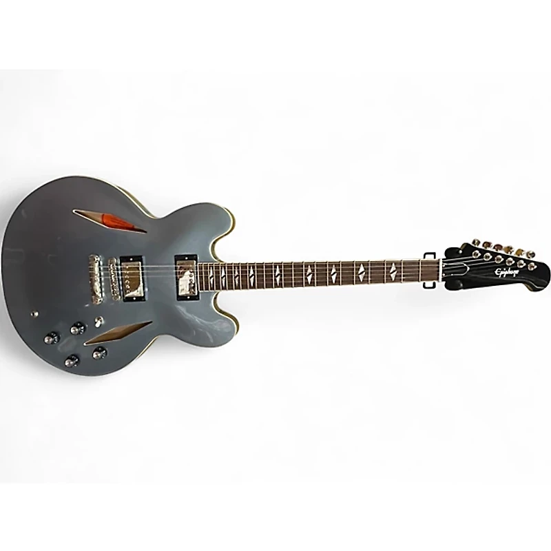 Used Epiphone DAVE GROHL DG335 Blue Solid Body Electric Guitar