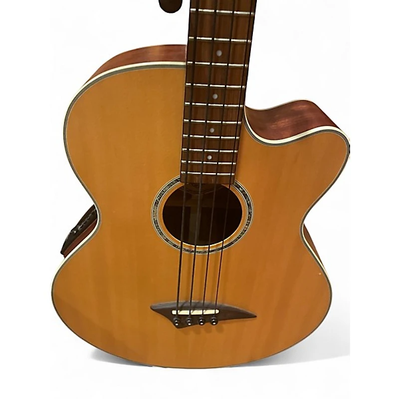 Used Dean PERF. BASS CE Natural Acoustic Bass Guitar