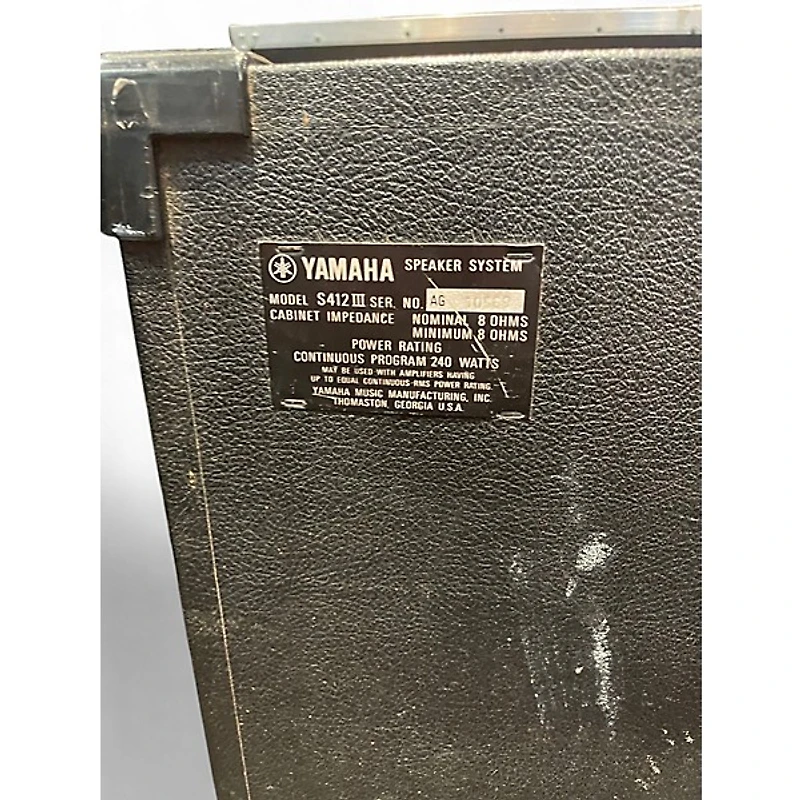 Used Yamaha S412 Guitar Cabinet