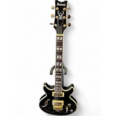 Used Ibanez AR520H Black Hollow Body Electric Guitar