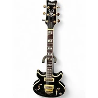 Used Ibanez AR520H Black Hollow Body Electric Guitar