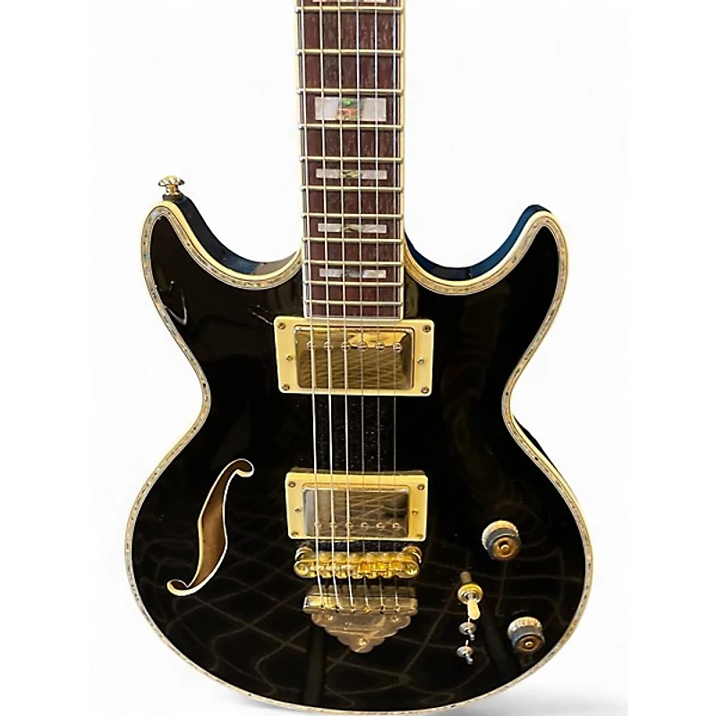 Used Ibanez AR520H Black Hollow Body Electric Guitar