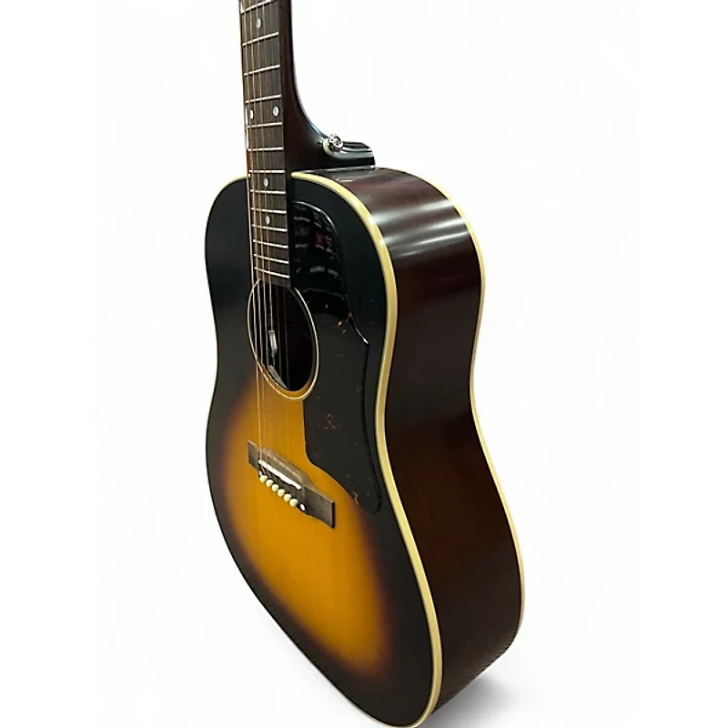 Used Epiphone J-45 Sunburst Acoustic Electric Guitar