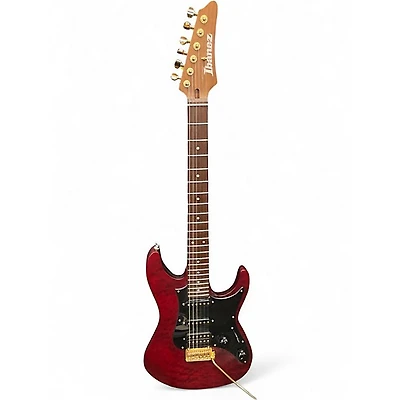 Used Ibanez slm10 Trans Red Solid Body Electric Guitar