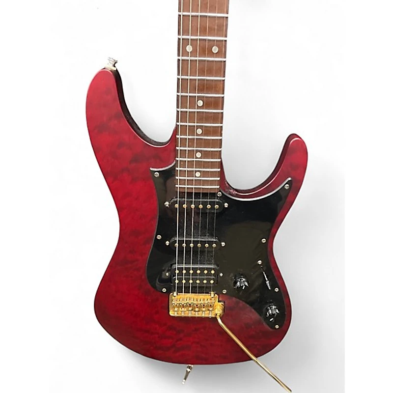 Used Ibanez slm10 Trans Red Solid Body Electric Guitar