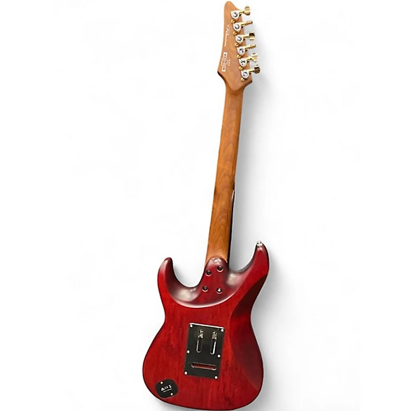 Used Ibanez slm10 Trans Red Solid Body Electric Guitar