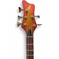 Used Jackson Pro Series Spectra Bass SB V Poplar Burl Cherry Sunburst Electric Bass Guitar