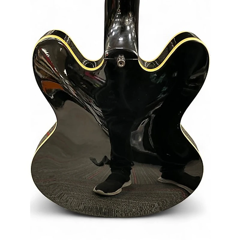 Used Epiphone Dot Ebony Hollow Body Electric Guitar