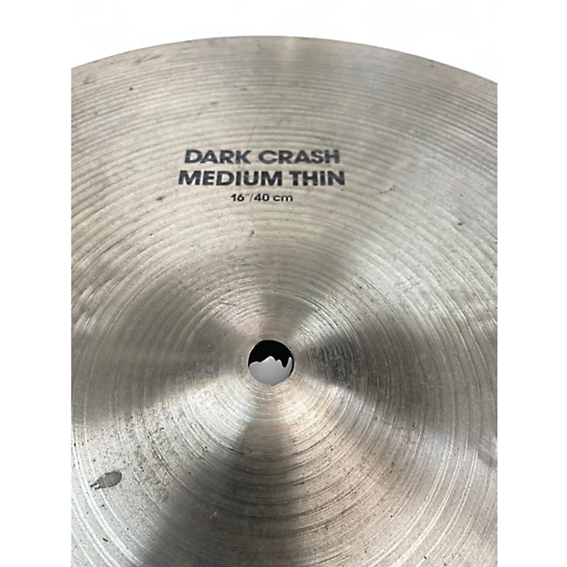 Used Zildjian 16in K DARK CRASH MEDIUM THING CRASH Cymbal